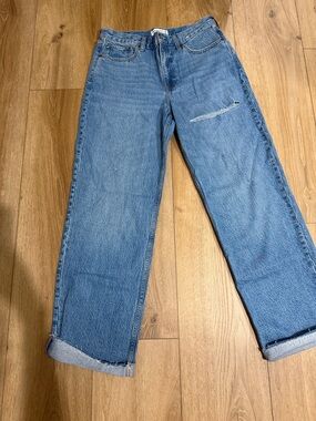 Abercrombie & Fitch Light Blue Straight Leg Jeans